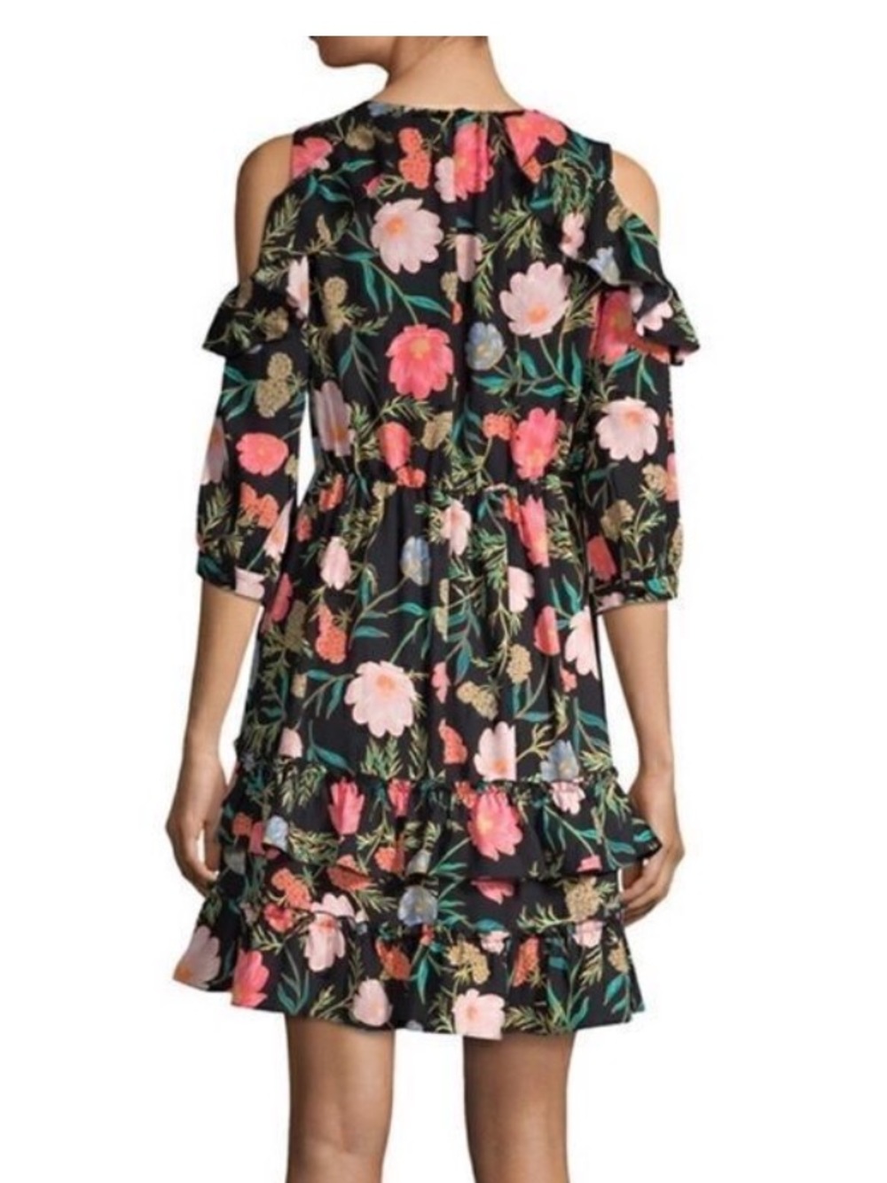 Kate Spade Blossom Cold Shoulder Dress size 8 - Picture 2 of 9